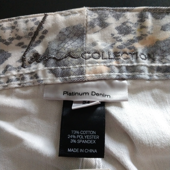 Lane Collection 👖NEW Platinum Denim Skinny Jeans Plus Size - Picture 8 of 13